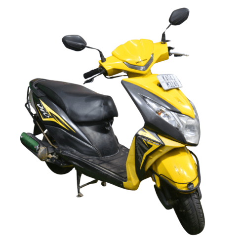2 Honda Dio – Yellow & Black 2017 Model